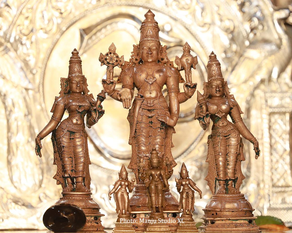 Sri Venkateswara with Consorts